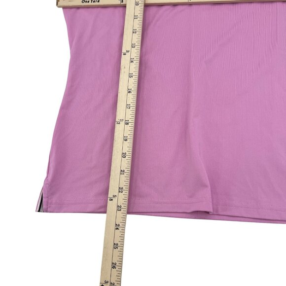 Ellesse Women's Pink V-Neck Short Sleeve Shirt Size Large Stretch Fit - Picture 5 of 9